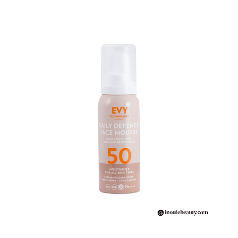 EVY Daily Defense Face Mousse SPF 50 