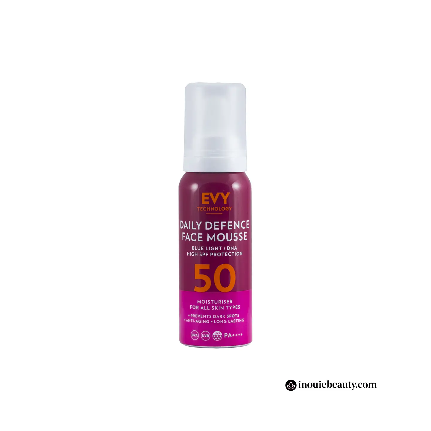 EVY Daily Defense Face Mousse SPF 50 1