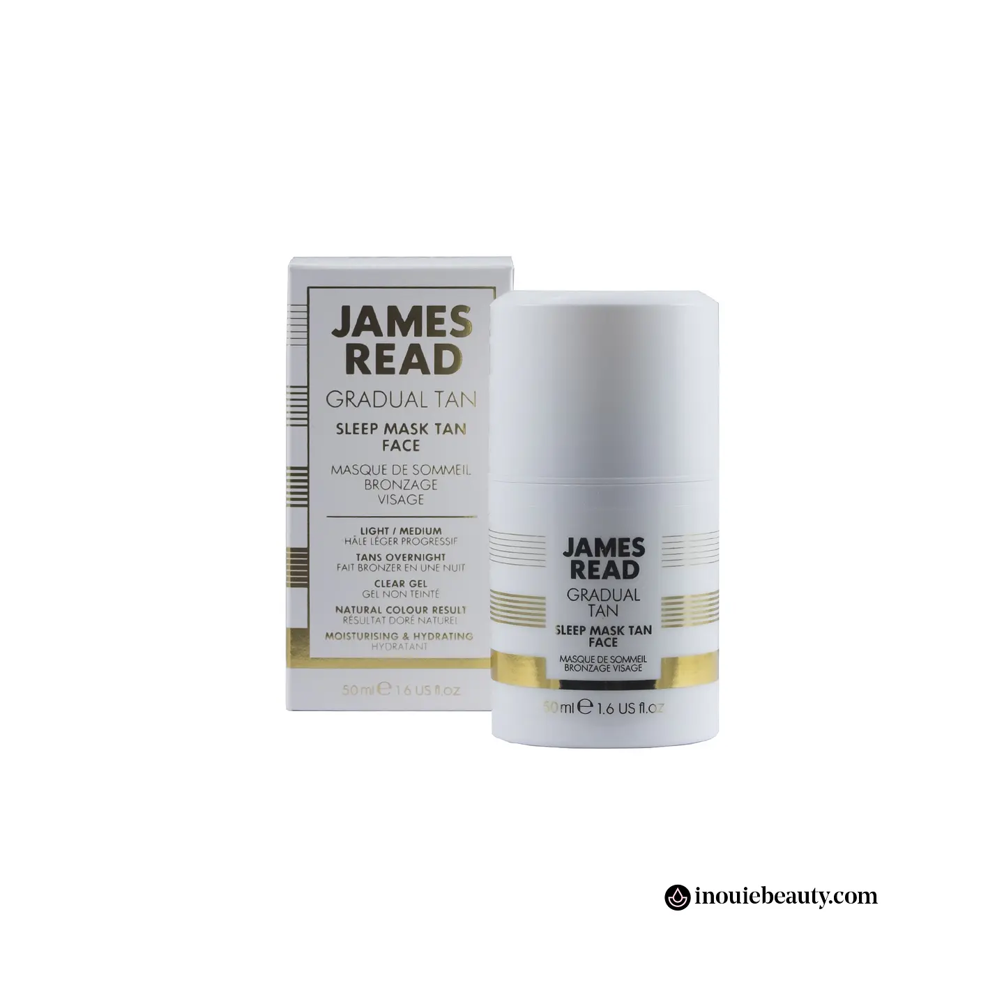 James Read Sleep Mask Tan Face 1
