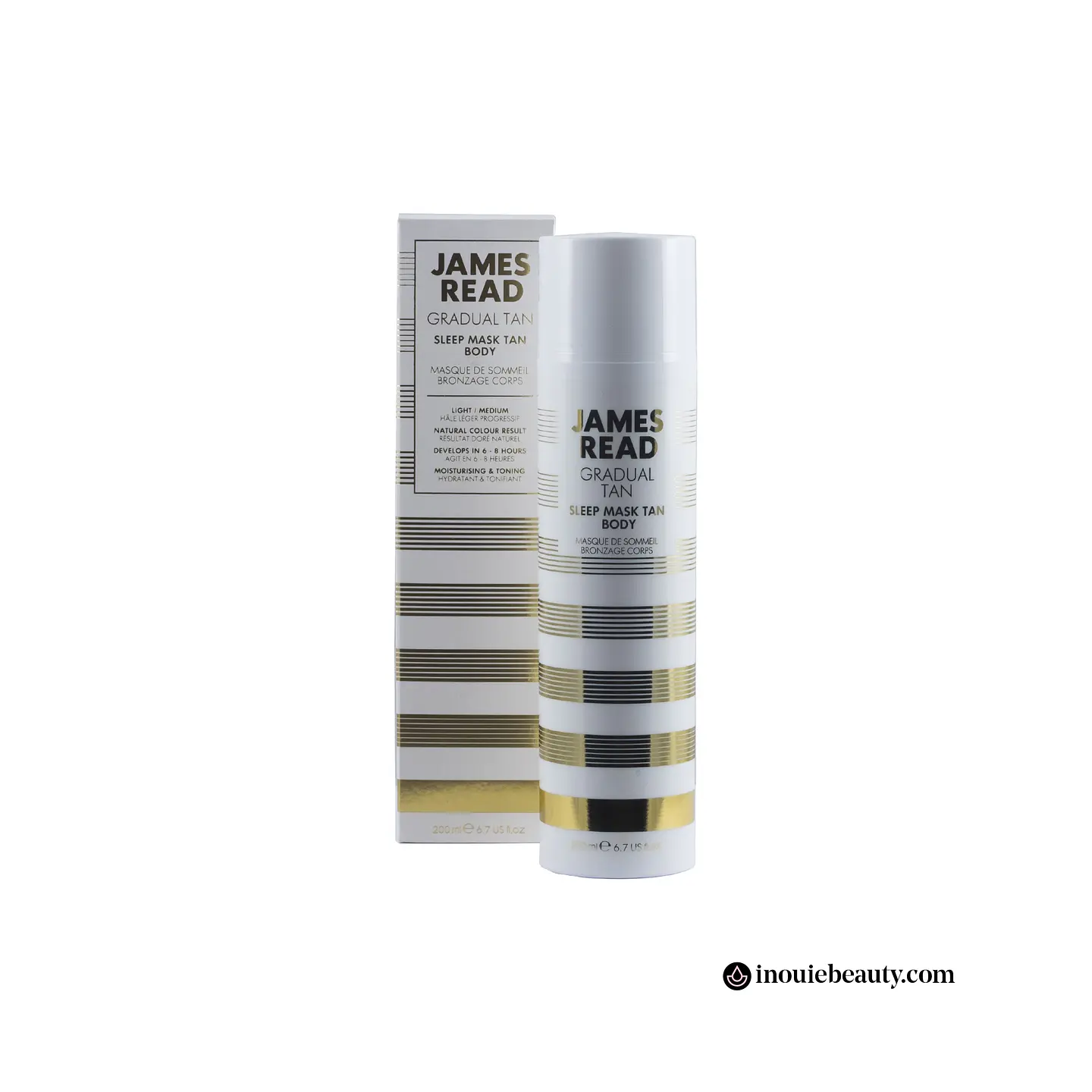 James Read Sleep Mask Tan Body 1