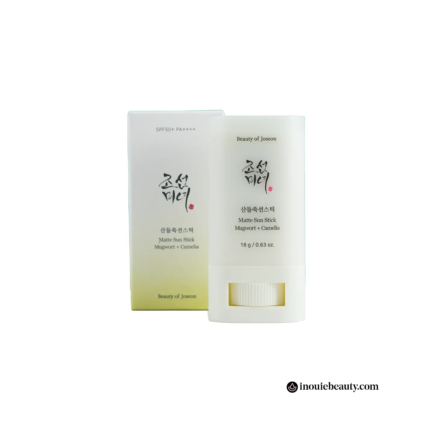 Beauty of Joseon Matte Sun Stick Mugwort Camelia SPF 50+ PA++++ 1