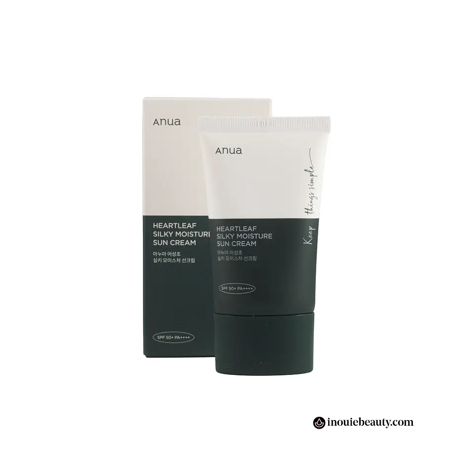 Anua Heartleaf Silky Moisture Sun Cream SPF50+/PA++++ 1