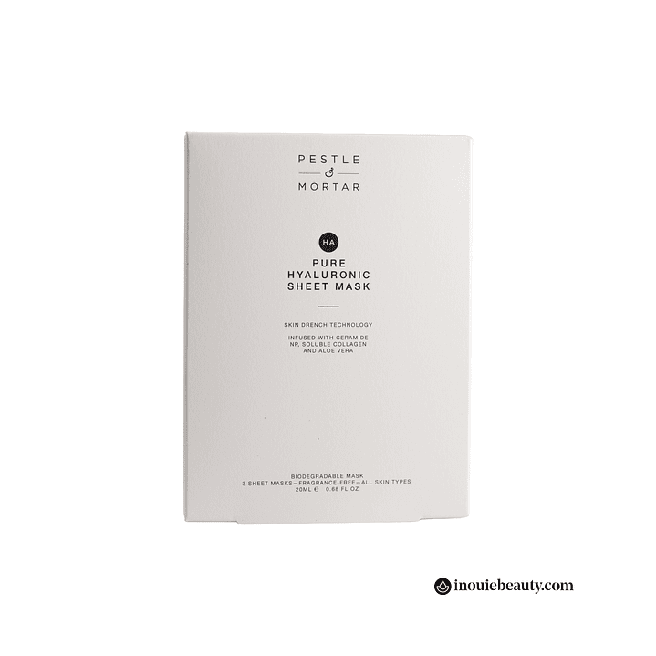 Pestle & Mortar Pure Hyaluronic Sheet Mask x3 1
