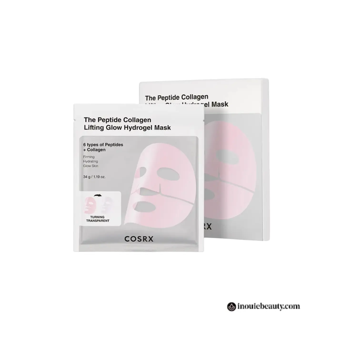 COSRX Peptide Collagen Glow Hydrogel Mask 3 Pack 1