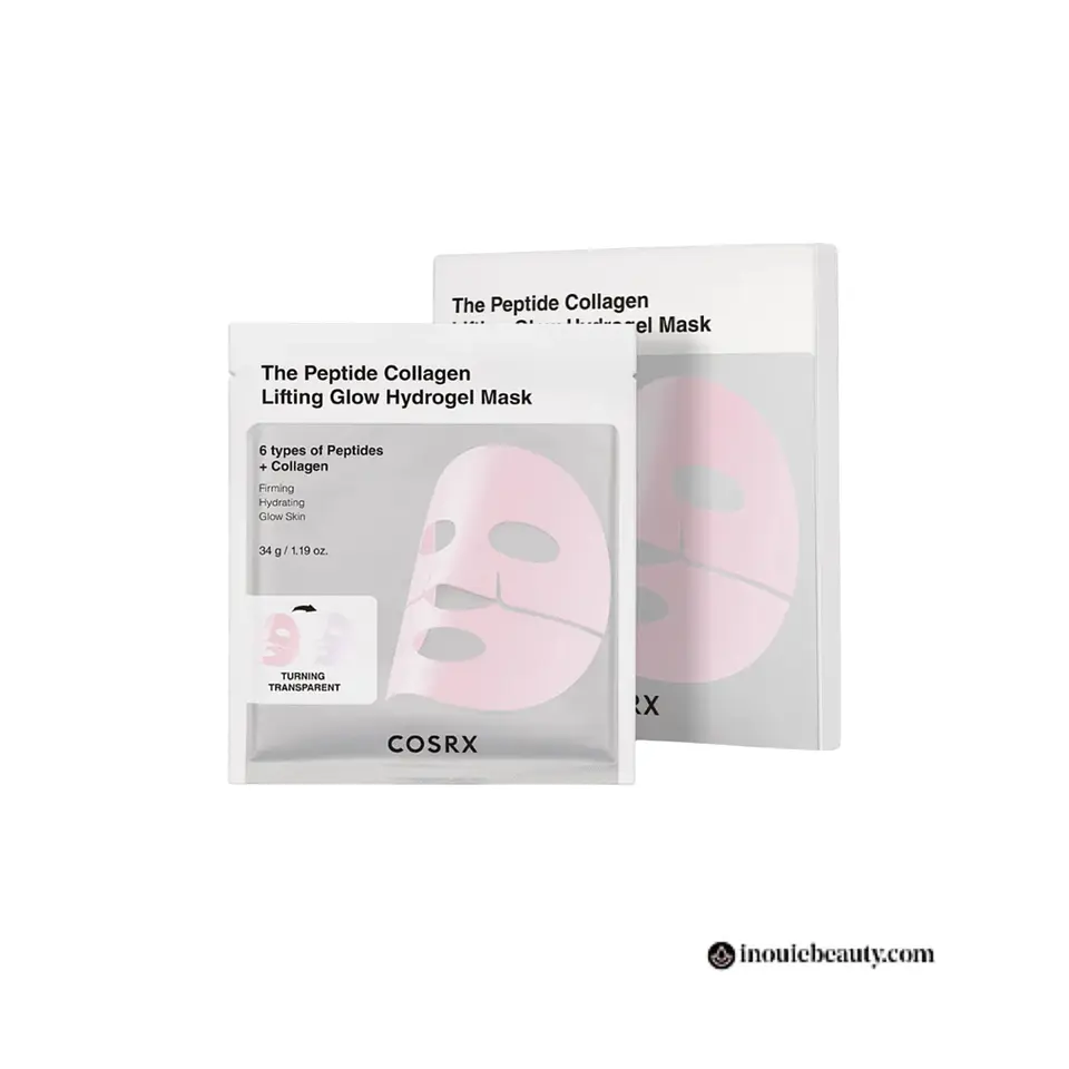 COSRX Peptide Collagen Glow Hydrogel Mask 3 Pack 1