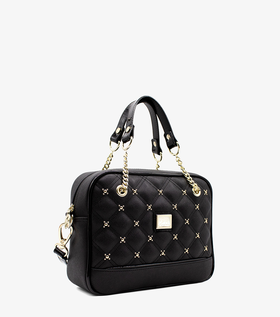 Bolsa Tiracolo Cavalinho Gold Snow 2