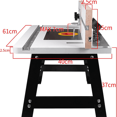 Mesa para router 60.96  x 40.13  x 37.08 cms