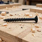 Tornillo Cabeza Plana Cuadro Rosca Sierra Punta Daga 5 x 1 1/2
