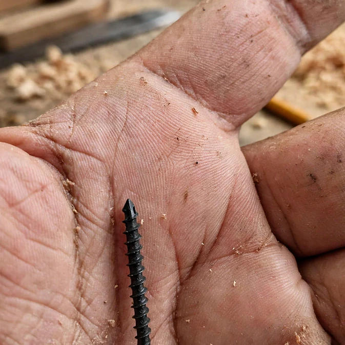 Tornillo Cabeza Plana Cuadro Rosca Sierra Punta Daga 5 x 1 1/2