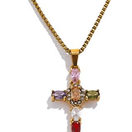 COLLAR CRUZ COLORES