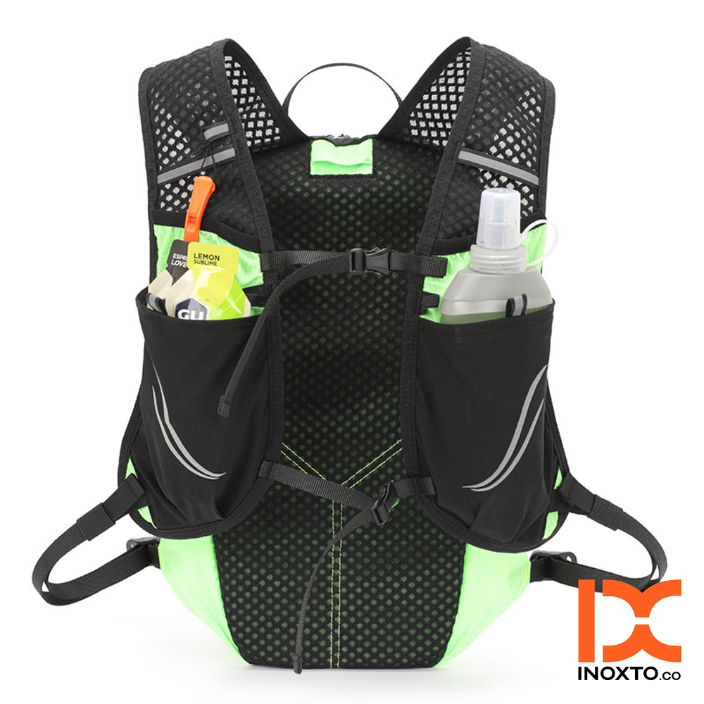 Chaleco de Hidratación INOXTO Stealth 5L. Fluo + Vejiga 1,5L.