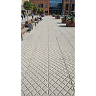 Baldosa diagonal vereda gris 40x40 2