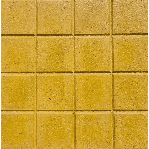 Baldosa 16 panel amarilla 40x40
