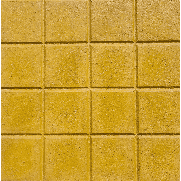 Baldosa 16 panel amarilla 40x40 1
