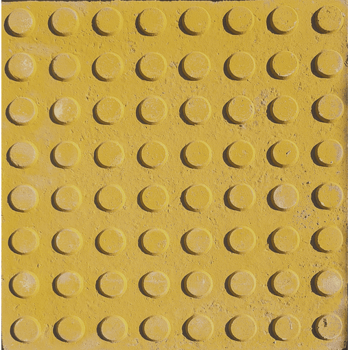 Baldosa minvu tactil 0 ocre