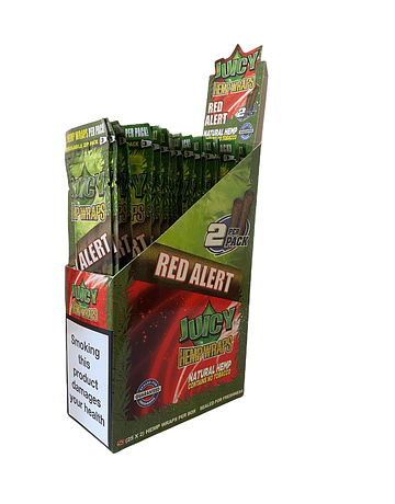  Blunt Juicy Hemp Wraps Red Alert - Strawbarry 2 un