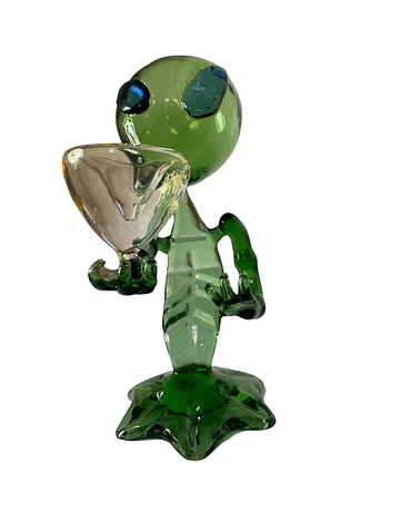 Pipe Green Alien 15cm