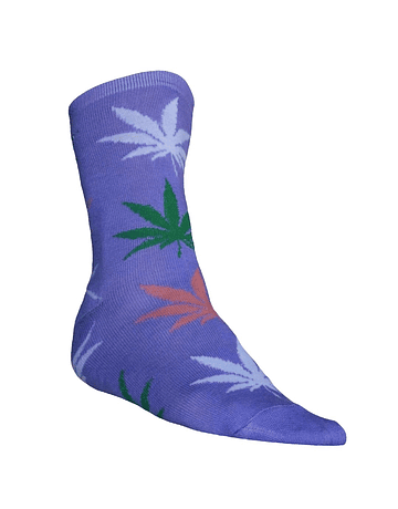 Cannabis Socks Unisex Purple 40cm 