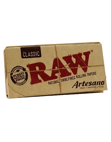 Mortalha Slim Artesano com Tips Raw - 108 x 44 mm