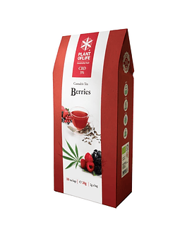 Chá de Frutas com Infusão de CBD - 2,5%-3% (10 bags/box)