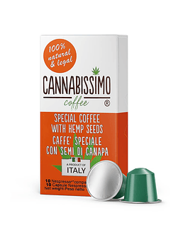 Nespresso Coffee with Hemp Seeds - 10 capsules
