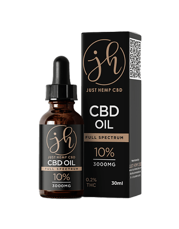 Just Hemp CBD Oil Full Spectrum 10% - 30ml