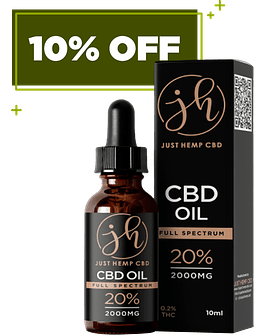 Just Hemp CBD Oil Full Spectrum 20% - 10ml