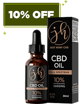 Just Hemp CBD Oil Full Spectrum 10% - 30ml