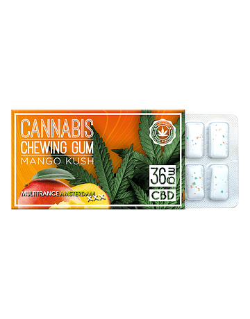 Haze Cannabis pastilha elastica Manga 36mg CBD SEM THC
