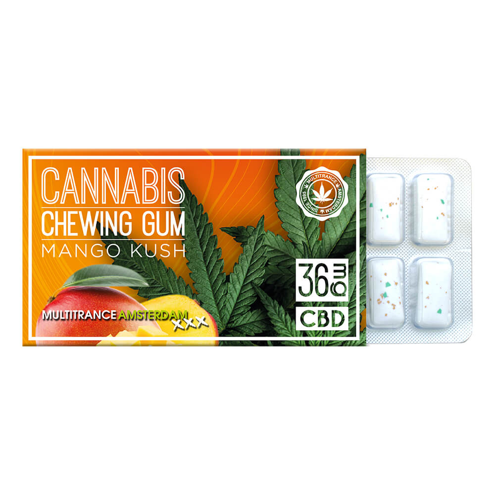 Haze Cannabis pastilha elastica Manga 36mg CBD SEM THC