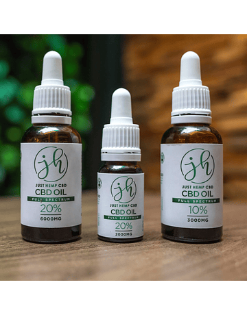 Just Hemp CBD Oil Full Spectrum 20% - 30ml