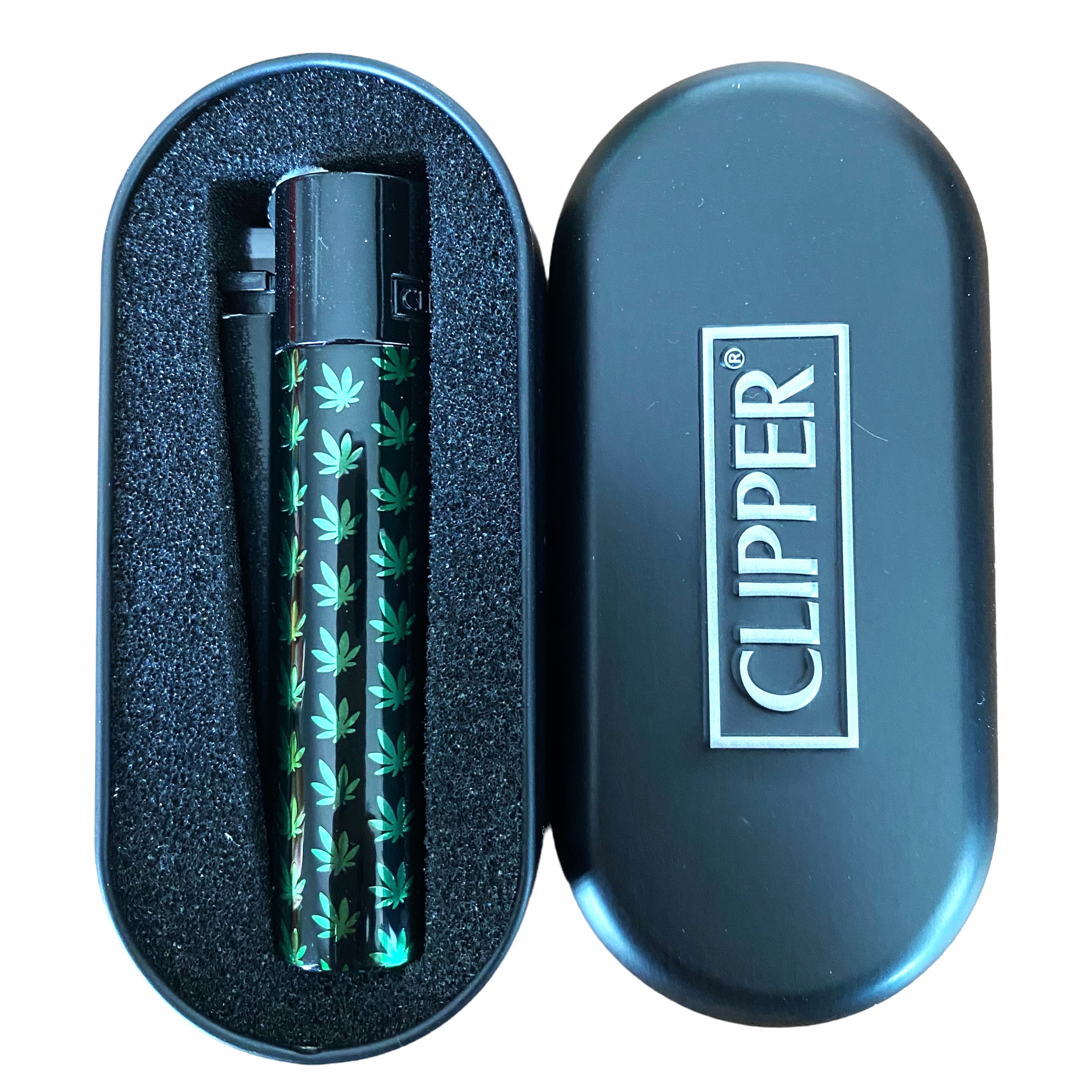 Isqueiro Clipper mini Metal Leaves + Giftbox