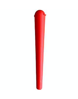 Tubo porta cigarro 11,9cm - Vermelho