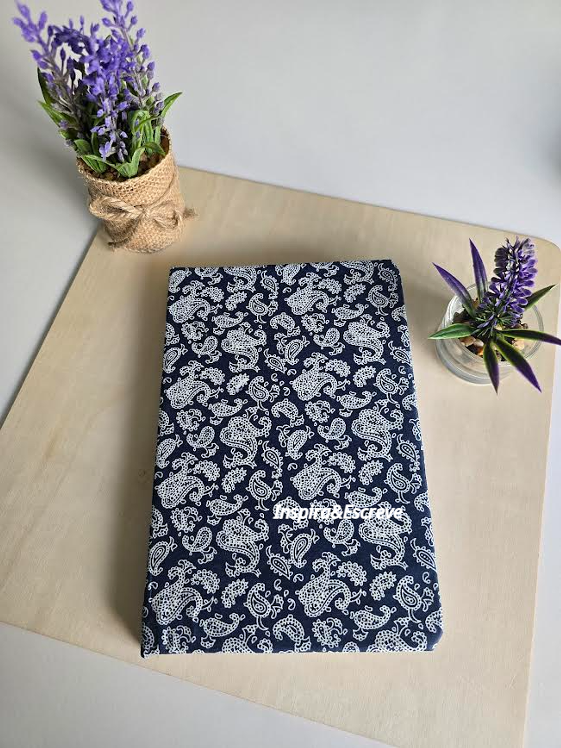 J Inspiração A5 Liso Abstrato Azul 1