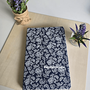 J Inspiração A5 Liso Abstrato Azul