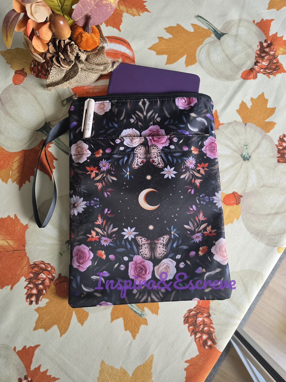 Conjunto Bolsa e Caderno de Escrita A4 4