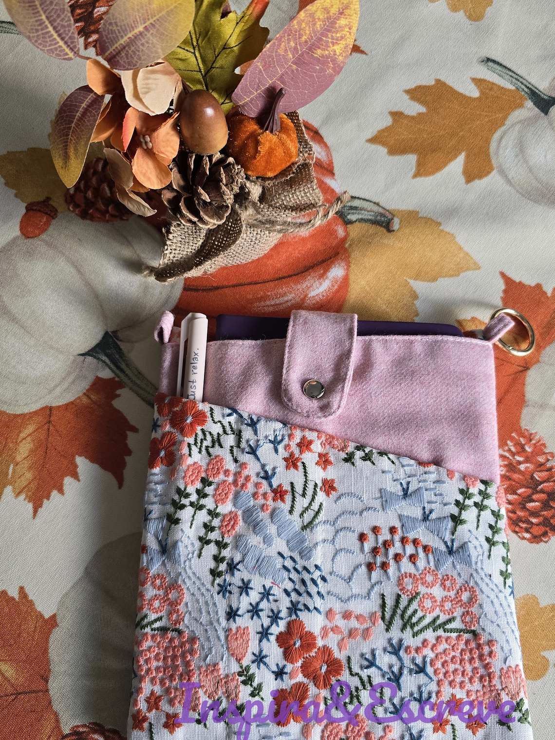  Conjunto Bolsa e Caderno de Escrita A5 1