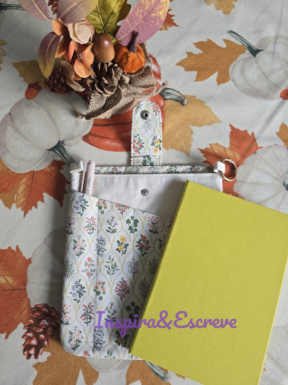  Conjunto Bolsa e Caderno de Escrita A5 4