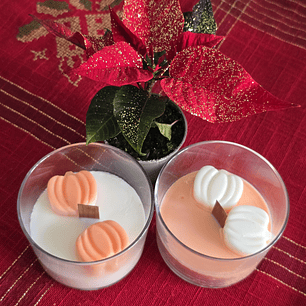 Conjunto Velas de Soja com Pavio de madeira Outono