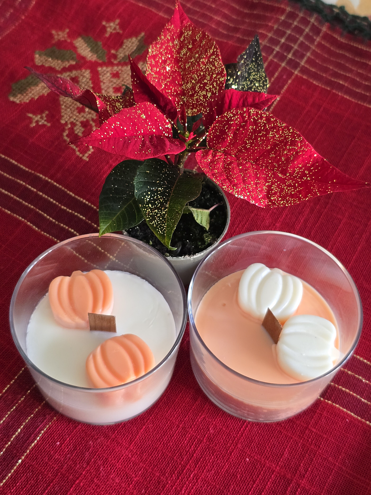 Conjunto Velas de Soja com Pavio de madeira Outono 1