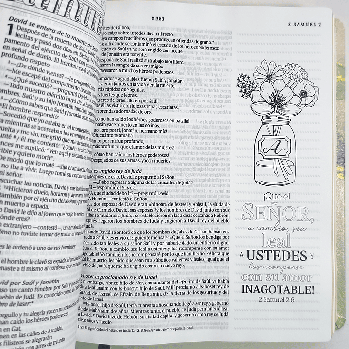 Biblia Inspira canto dorado Nueva Traducción Viviente 8