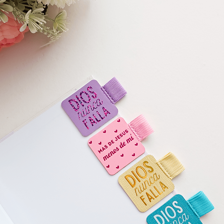 Portalápices de Cuerina con Frases Bíblicas 1