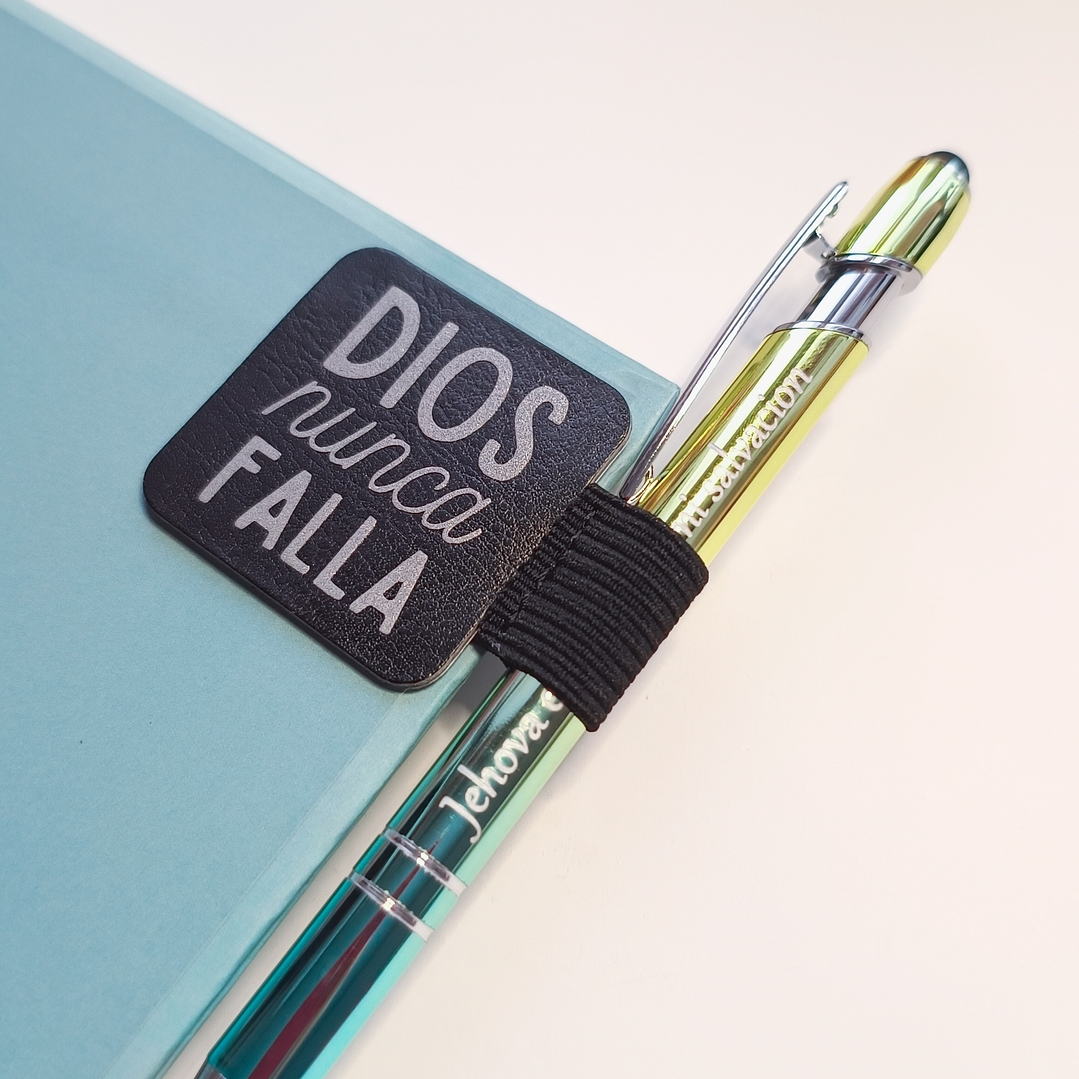 Portalápices de Cuerina con Frases Bíblicas 12