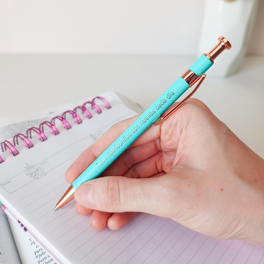 Lapicera Retráctil “Sus misericordias son nuevas cada día” 4