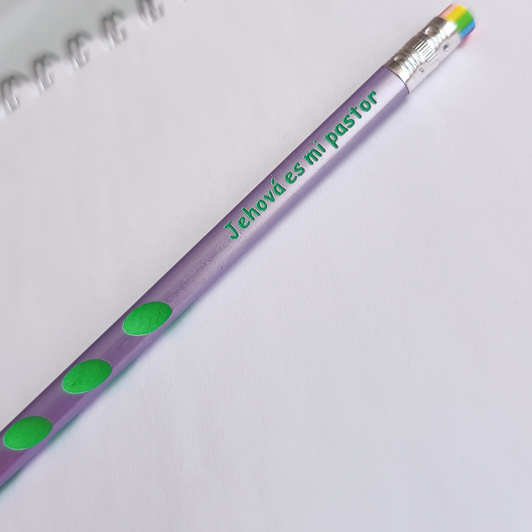 Lápiz Grafito Doble Color “Jehová es mi pastor” 7