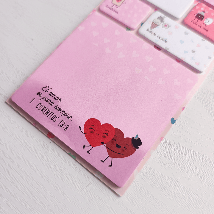 Set de notas adhesivas Amor 2