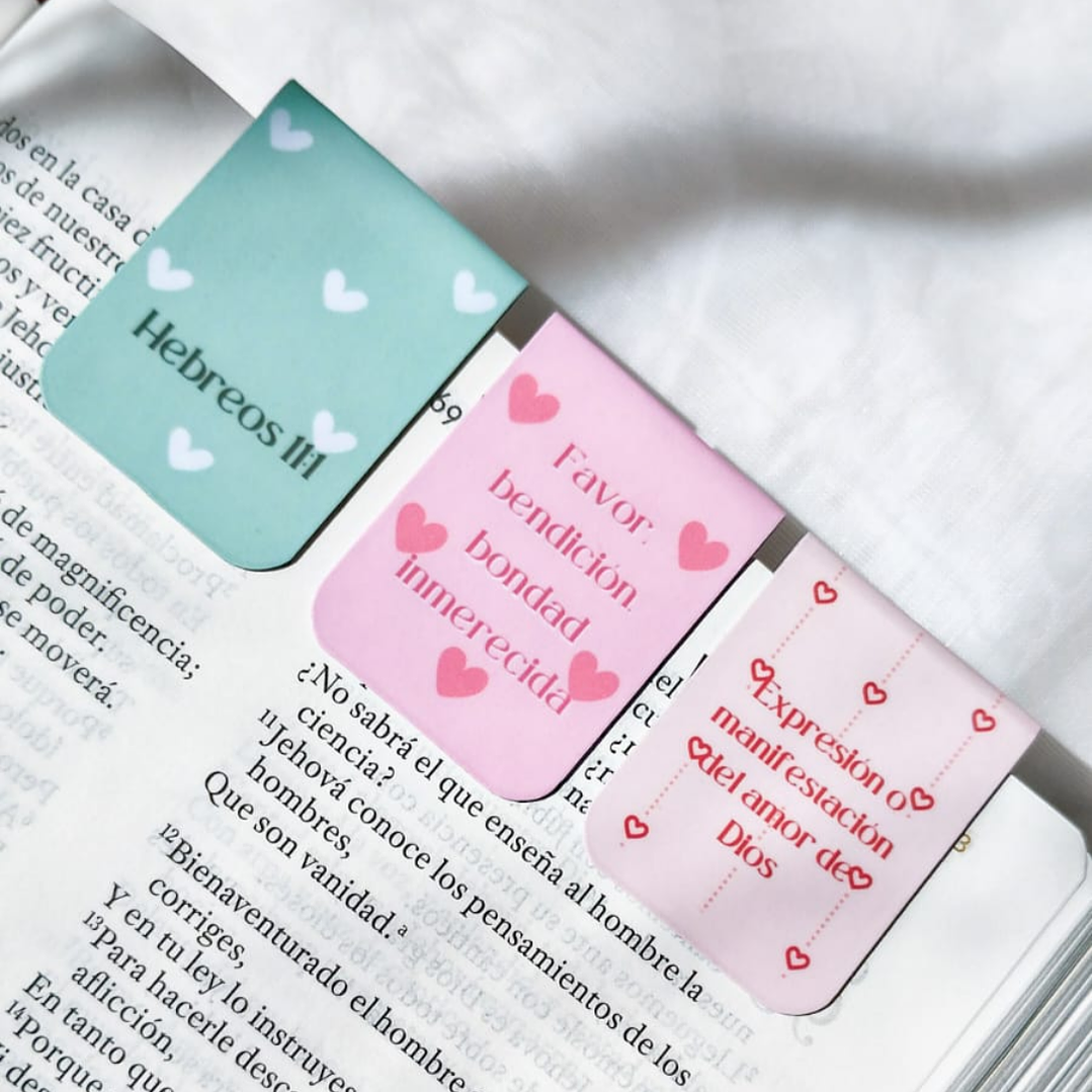 Marcapáginas con Imán – Set de 3 (Damas) 5