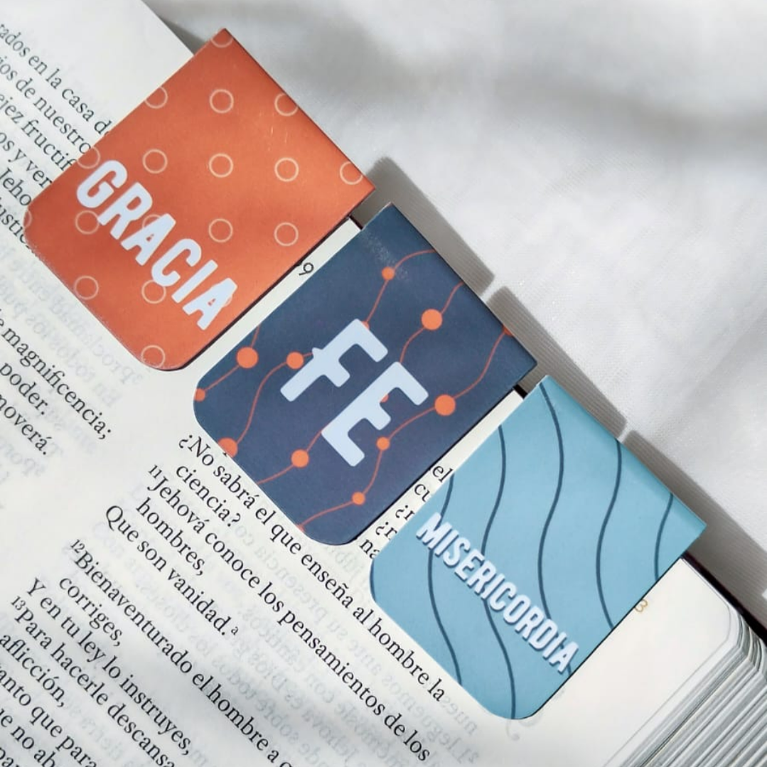 Marcapáginas con Imán – Set de 3 (Varones) 1