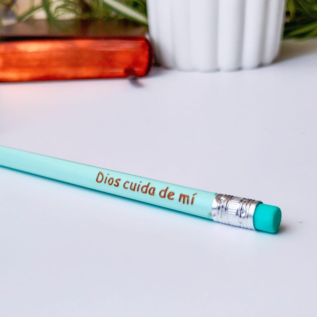Lápiz Grafito “Dios cuida de mí” 4
