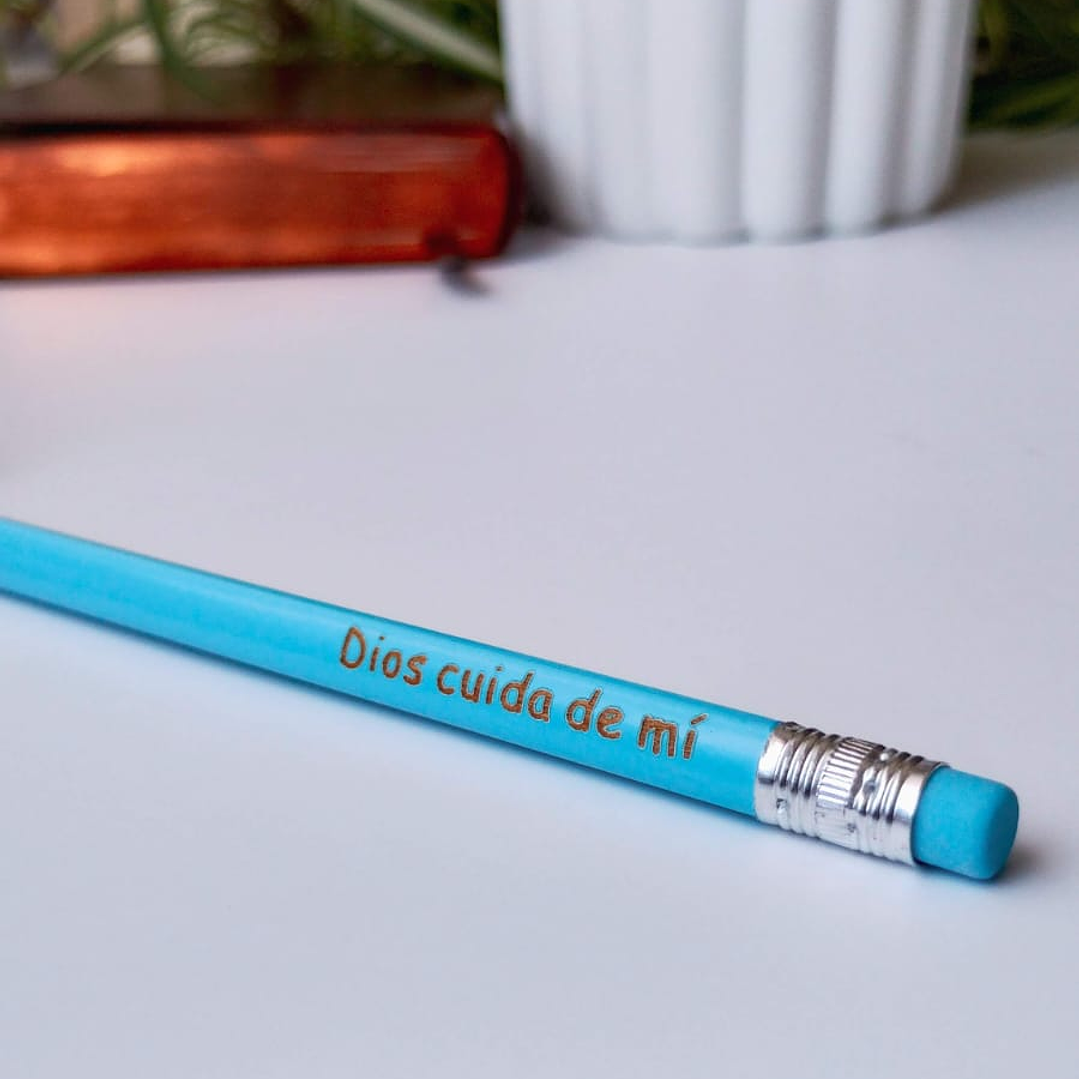Lápiz Grafito “Dios cuida de mí” 5